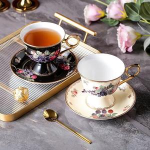 High-end and Exquisite Bone China Pair of Cupswith Saucer, <b>Afternoon</b> <b>Tea</b> <b>Set</b> - Product Image 2
