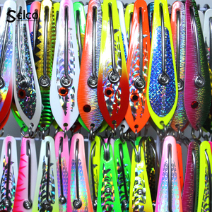 Offshore Deep Sea boat fishing Eco Lure Spoon Sea Trolling Fishing Lure metal Hard Lure - Product Image 5