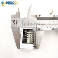 Máquina Numeradora Romana de 6 Dígitos 4x8, Numeración Inversa, No se Hunde, Tamaño 37x18x26mm