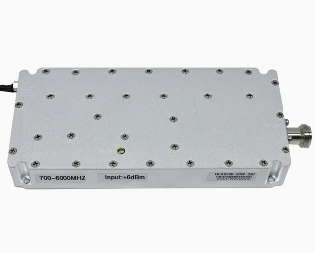700-6000MHz 100W High-Power RF Amplifier Module (GaN Technology) for Telecommunications Products