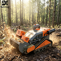 Macchina Semovente Telecomandata per la Pulizia del Terreno, ad Alta Potenza, a Batteria, per Agricoltura e Frutteti, Elettrica