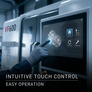 Fresadora CNC Vertical Profesional VF600 <span class=keywords><strong>de</strong></span> Alta Velocidad 10000rpm VMC para Componentes <span class=keywords><strong>de</strong></span> Dispositivos Médicos - Product Image 4