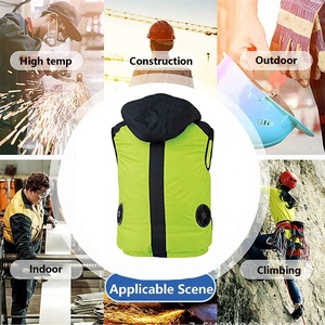Men and Women Wear Outdoor Factory Construction Clothing <b>Air</b> <b>Conditioning</b> Cooling Vest with <b>Fan</b> - Product Image 5
