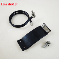 Kit de mise à la terre pour câble coaxial haute vitesse avec fil de mise à la terre de 1,5 m, protection contre les surtensions pour les systèmes d'antennes de télécommunications