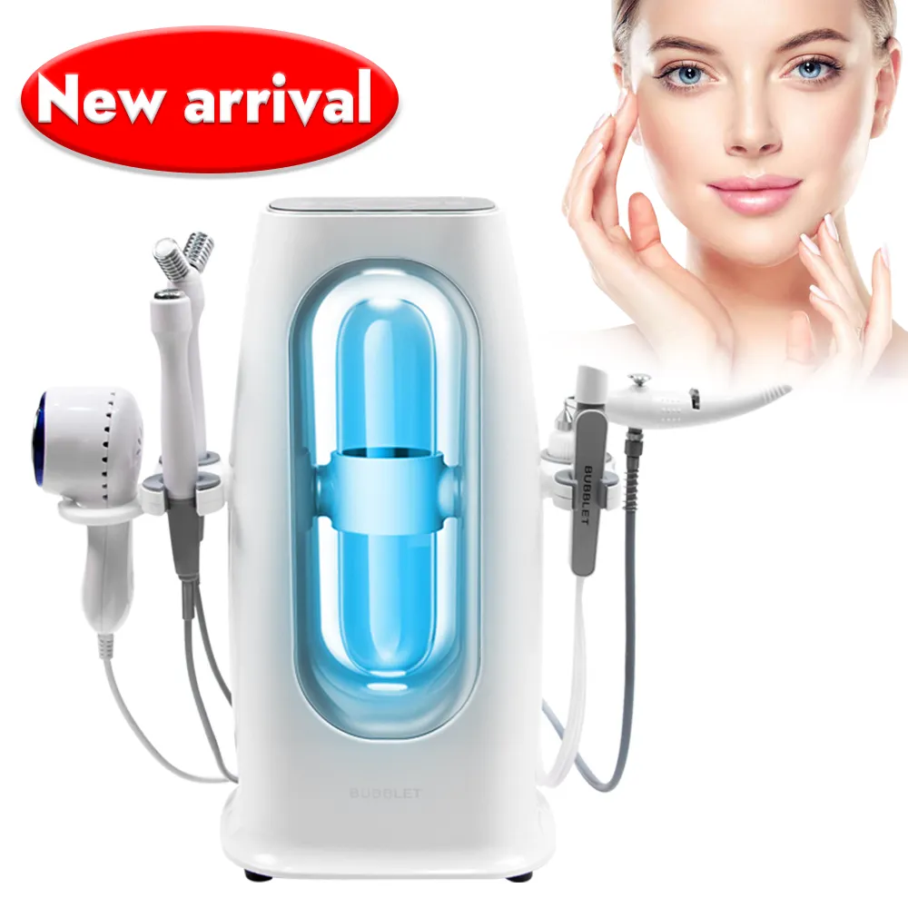 Multifunctional Portable Face Skin Tightening Lifting Hydro Water Oxygen Jet Peel Skin Care Facial Machine