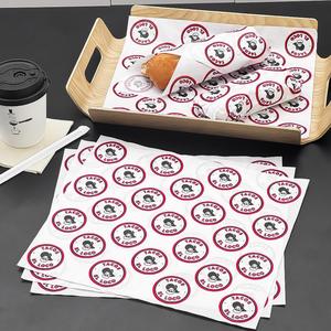 Customized Recyclable Greaseproof Food Grade Wrapping <b>Paper</b> for Burger Taco Oil Proof Custom logo Printed Packaging <b>Paper</b> - Product Image 1