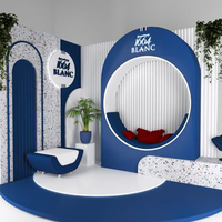 Stand d'exposition modulaire personnalisé MEGA Modern Fashion Pop Up Store pour événements et expositions