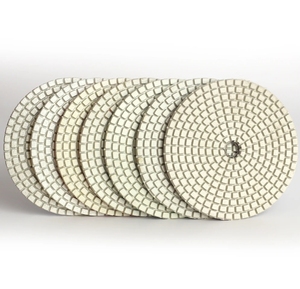 ए गुणवत्ता वाले सूखे-गीले हीरा पॉलिशिंग भैंस पैड सफेद वर्ग के लिए फर्श आवेदन के लिए मिट्टी के आकार - Product Image 6