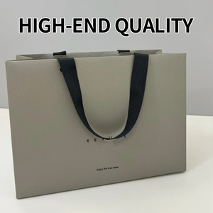 Tùy chỉnh thân thiện với môi sang trọng in logo Kraft túi giấy không thấm nước và bền tái sử dụng cho cửa hàng quần áo vai - Product Image 3