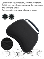 Sac de rangement pour contrôleur PS5/X BOX/NS Pro une paire de poignées de pouce en silicone souple ensemble d'étuis de protection