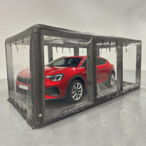 Couverture de voiture géante portable hermétique pour l'extérieur, abri de garage, tente gonflable, vitrine de voiture pour voiture - Product Image 1