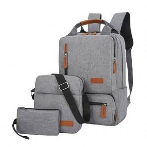 Custom Logo Factory Wholesale 3 in 1 Custom <b>Big</b> Capacity Laptop Bag <b>Backpack</b> With USB Charging Business <b>Backpack</b> Laptop Bag Set - Product Image 1