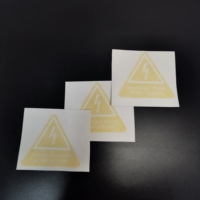 Panneau d'avertissement électrique haute tension personnalisé autocollant d'avertissement de danger de choc triangle de sécurité autocollant d'avertissement de danger pour voiture de camion