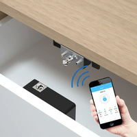 Serrure de tiroir électronique Elock ESF019 intégrée, invisible, avec capteur RFID NFC, serrure à glissière