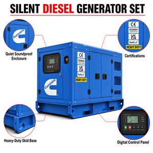 Generador Silencioso de 50 KVA 40kW con 480V, Insonorizado, para Respaldo de Energía en Pequeñas Fábricas, Precio de Fábrica - Product Image 5