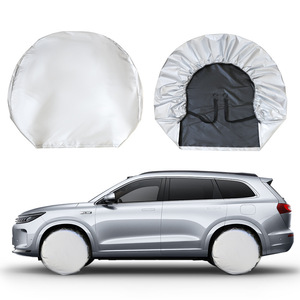 Funda para Neumáticos Chongteng de 80 cm, Impermeable, con Revestimiento Plateado, para Protección de Autos y Autocaravanas - Product Image 4