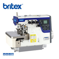 Machine à coudre surjeteuse industrielle avec moteur pas à pas, vitesse réglable, coupe de bord précise pour les usines de confection professionnelles