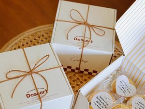 Hot bán Giấy nướng bao bì hộp Bánh quy bánh kẹo Macaron bao bì hộp với Ribbon - Product Image 3