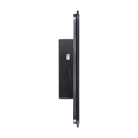 Monitor Industrial HD de 10 Pulgadas de Alto Brillo, Panel PC Todo en Uno Integrado, Táctil Resistivo/Capacitivo Multitáctil en Serie