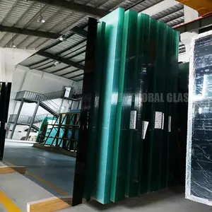 4mm 5mm 6mm Reflective Coated Hard Toughened Architectural Glass Panels To CE Ansi971 Standard
