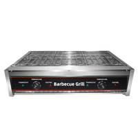 Barbecue Électrique Sans Fumée Commercial en Acier Inoxydable, Four à Kebab, Machine à Griller les Brochettes de Viande Sans Fumée