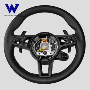 Adaptateur de volant en cuir <span class=keywords><strong>SC</strong></span> adapté aux ventes directes d'usine <span class=keywords><strong>Porsche</strong></span> 718 991 <span class=keywords><strong>911</strong></span> Panamera Cayenne Cayman Boxster - Product Image 1