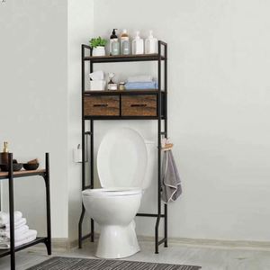 Space-Saving Bathroom <b>Storage</b> Bathroom Furniture Rack Modern Bathroom <b>Storage</b> Space-Saving Bathroom <b>Storage</b> Solid Wood - Product Image 5