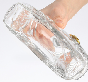 Botella de Vidrio Transparente Grabada de 750 ml (24 oz) para Brandy, <span class=keywords><strong>Vodka</strong></span>, Whisky XO, Vino, Tequila, Diseño de Lujo, Éxito de Ventas 2024 - Product Image 5