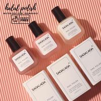 SAGALAGA Vernis à ongles Halal, peel-off ou non peel-off, véritablement respirant, végétalien, perméable, respectueux de l'air, séchage rapide, personnalisé