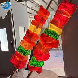Escultura de Hongo de Fibra de Vidrio Pintada a Mano, Colorida y Divertida, para Fotografía Comercial y Exhibiciones en Zonas de Comida - Product Image 5