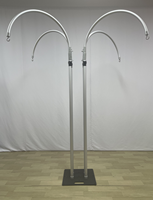 Support de lustre en aluminium à quatre côtés de 3 pieds Nouvelle arrivée pour l'éclairage élégant Dîner de fête de mariage Événements spéciaux