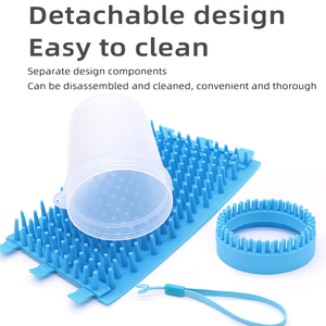 Dispositif de lavage des pattes pour chien et chat, tasse de nettoyage des pattes pour animaux de compagnie - Product Image 6