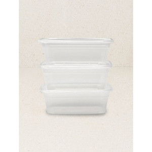 American Style Transparent Square 750ml Lunch <b>Box</b> Set BPA Free Preservation Heatable <b>Storage</b> Boxes <b>with</b> Single Compartment <b>Lids</b> - Product Image 1