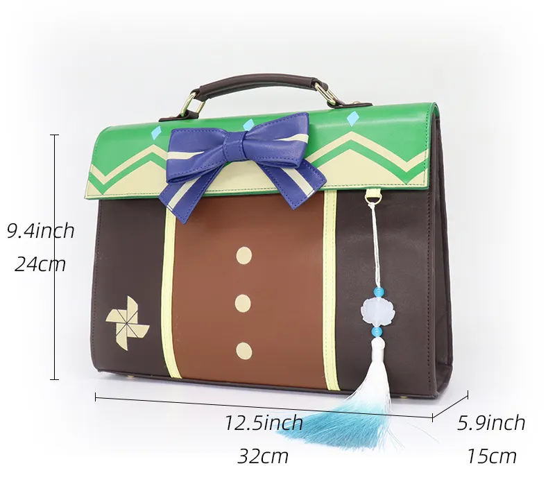 Benutzer definierte Genshin Impact Taschen Damen Rucksack Anime Charakter Druck Messenger Bags Herstellung