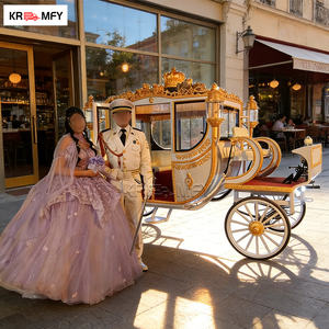 Carruaje Eléctrico Clásico de Estilo Real Tradicional sin Caballos, con 150-250HP, para Bodas y Turismo - Product Image 2