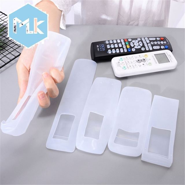 MLK Cheap Price Dustproof Transparent Silicone Protective case Cover Use for Air Conditioning Set-top Box TV Remote Control