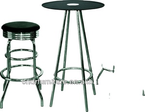 <span class=keywords><strong>Mesa</strong></span> de <span class=keywords><strong>Bar</strong></span> moderna de lujo con marco de acero, material metálico para restaurante al aire libre, fiesta, comedor, evento, hogar, boda, <span class=keywords><strong>cocina</strong></span>, club nocturno - Product Image 5