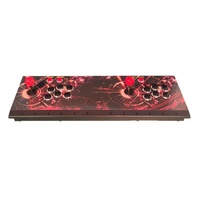 Console de Jeu Arcade Domestique Pandora Modèle Export Joystick Entièrement Métallique Console de Jeu DX9800 Tout-en-un Jeux de Combat Rétro Classiques Double