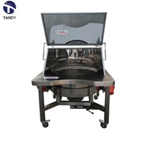 Tamis vibrant rotatif en acier inoxydable pour le classement des poudres, tamis vibrant pour ligne de traitement automatique des poudres