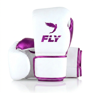 Gants de sparring Fly à prix de gros, gants de boxe d'entraînement sur mesure en cuir véritable, gants de boxe Fly de protection, équipement OEM - Product Image 5