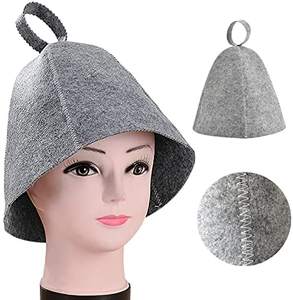 Gorro de Sauna y para Limpieza del Cabello de Fieltro de Poliéster Unisex de Alta Calidad, Térmico, de Lujo, Suave, Ajustable y Ecológico - Product Image 4