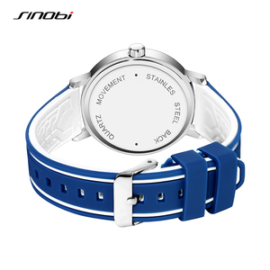 Montre de sport décontractée pour homme, bracelet en silicone, mouvement à quartz haute précision, étanche 3 ATM, prête à être expédiée, montre masculine avec boîte - Product Image 3
