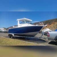 Bateau de pêche en aluminium de 6,25 m avec cabine, durable, bateau de pêche en alliage d'aluminium de 20 pieds pour la navigation en lac/mer