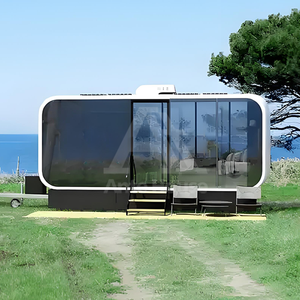 Casa Prefabbricata da 20 Piedi, Concept Apple Cabin Capsule con Set Completo di Mobili da <span class=keywords><strong>Cucina</strong></span> Integrati, Ufficio Incluso - Product Image 5