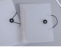 B5 a5 a4 Kunststoff Datei Ordner Budget Binder benutzer definierte pp transparente Hardcover Ring Binder Lose blatt Abdeckung Notebook Datei Ordner