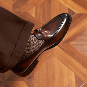 Nuevos Zapatos Formales de Negocios para Hombre, Estilo Británico, con Cierre de Cordones, Punta Cuadrada, Diseño de Parches, Ligeros, Antideslizantes, Cómodos y Transpirables - Product Image 3