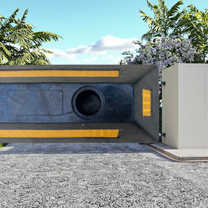 मीटर रबर MR-WSRO55 भारी-शुल्क 550*150*100 मिमी रबर व्हील बंपर पार्किंग के लिए स्टॉपर - Product Image 6