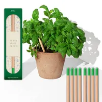 カスタムパッケージとロゴエコフレンド植物鉛筆紙エコロジーシードペン植物鉛筆シード鉛筆エコペンカスタムエコフレンドリー