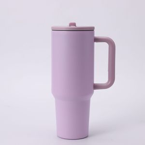Superventas, vaso hidráulico de acero inoxidable de doble pared de 40oz, jarra de agua de viaje al vacío, tapa con asa, Pajita plegable, caliente, sin derrames - Product Image 4