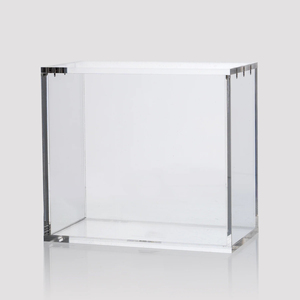 Gorlde Custom 99% UV Protected <strong>Clear</strong> Acrylic <strong>Case</strong> <strong>Display</strong> Modern Style Magnetic Protector for Unlimited Booster Boxes